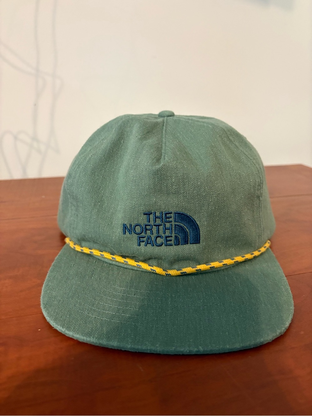 NWOT The North Face Green Rope Cord Strapback Hat - Picture 8 of 8